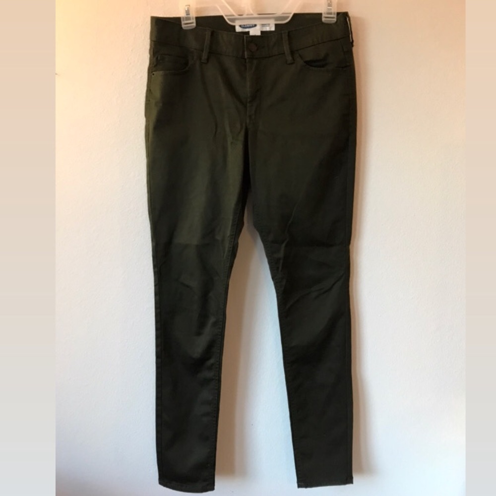 Dark olive green pants